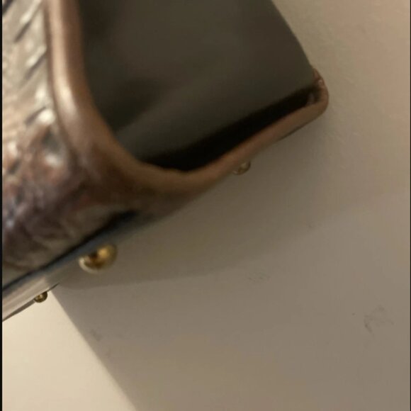 Vintage Brahmin Tuscan Collection Satchel GUC - Picture 9 of 12